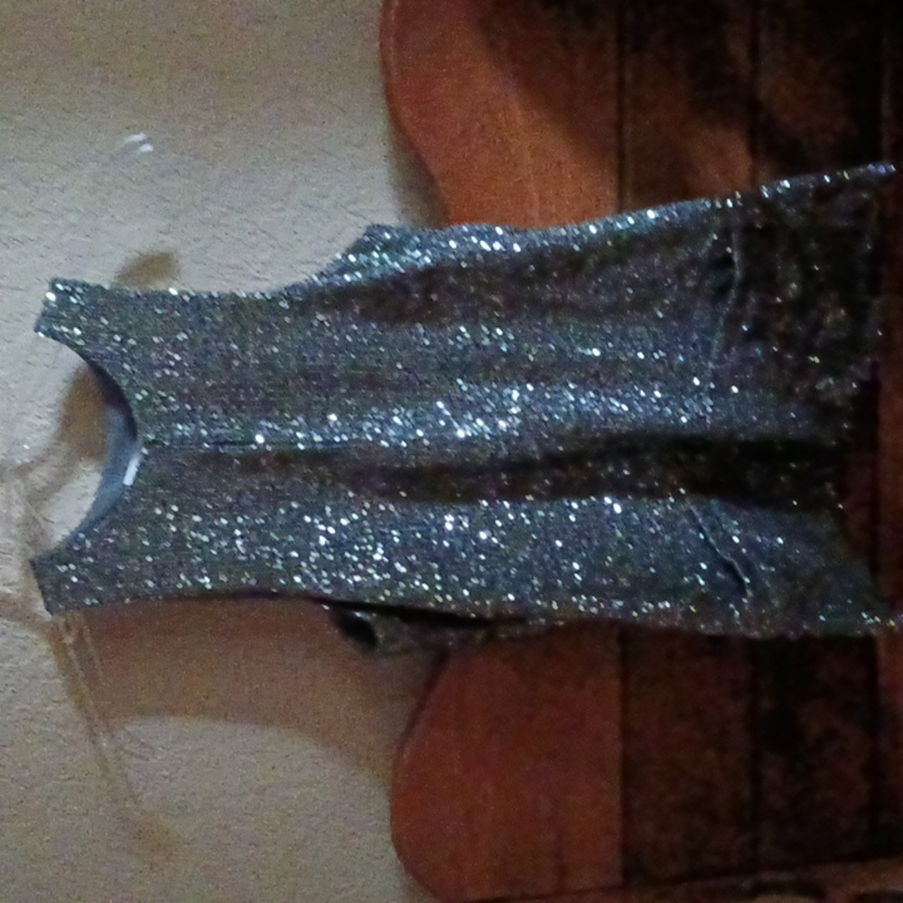Emerson Fry Silver Sequin Top